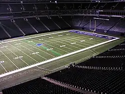 First Down Laser Line in NFL Texas Stadium