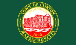 Flag of Clinton, Massachusetts