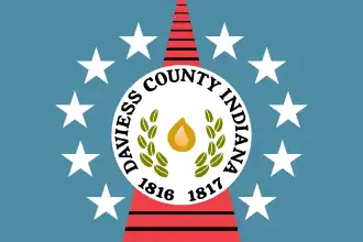 Flag of Daviess County, Indiana