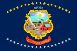 Flag of Nevada, (1915 – 1929)