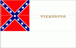 Flag of Waul's Legion (Spring 1862 – July 4, 1863)[33]