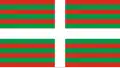 Original proposed flag to represent the entire Basque Country.