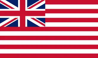 1801-1874 version of the East India Company flag