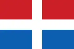 Civil flag and ensign of the Principality of Samos (1835–1912)