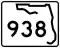 State Road 938 marker