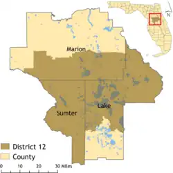 Map of the district