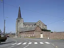 The church in Fontaine-au-Pire