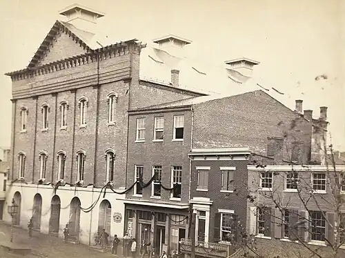 Ford's Theatre in 1865