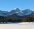 Mount Glasgow in winter