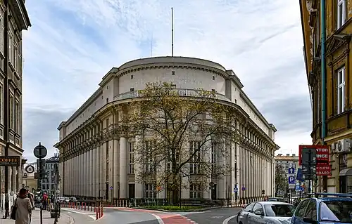 PKO BP Bank Building on Wielopole Street, Kraków (by Adolf Szyszko-Bohusz, 1922–25)