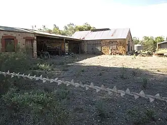 Former blacksmith workshop at Dutton