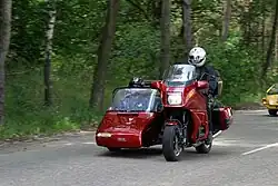 Motorcycle with sidecar