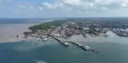 Ferry port at Penajam
