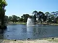 The fountain in Queens Park