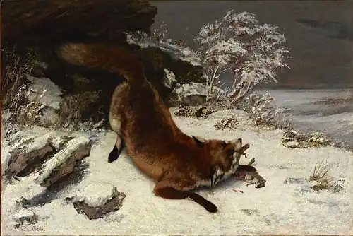Fox in the Snow, 1860, Dallas Museum of Art