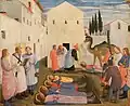 Fra Angelico, The Burial of Saints Cosmas and Damian (San Marco Altarpiece predella)