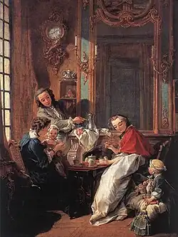 François Boucher, The Afternoon Meal, 1739.