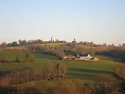 The village of Saint-Martin, the highest point of Manche