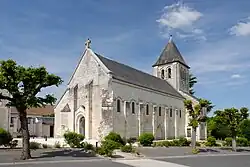 The church of Saint-Martin, in Bossay-sur-Claise