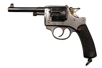 France service revolver, Model 1892, 8&nbsp;mm. Acquired from France.