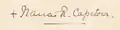 Francis Phelps's signature
