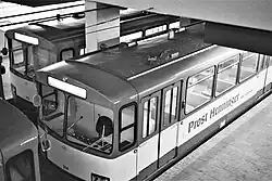 Frankfurt U-Bahn light rail station in 1970