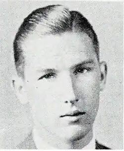 Wakeman in college yearbook in 1933