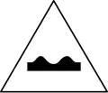 Uneven road