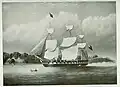 Edward Colpoys's flagship, HMS&nbsp;Winchester, re-established New Ireland (Maine) (1814); served at Halifax (1816–1821, 1830–1832)
