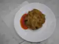 Perkedel tahu goreng (Dutch-Indonesian food based on tofu and Dutch cooking technique) Frikadeller
