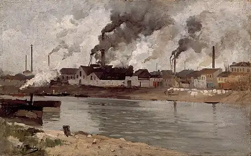 Factories in Ivry 1883