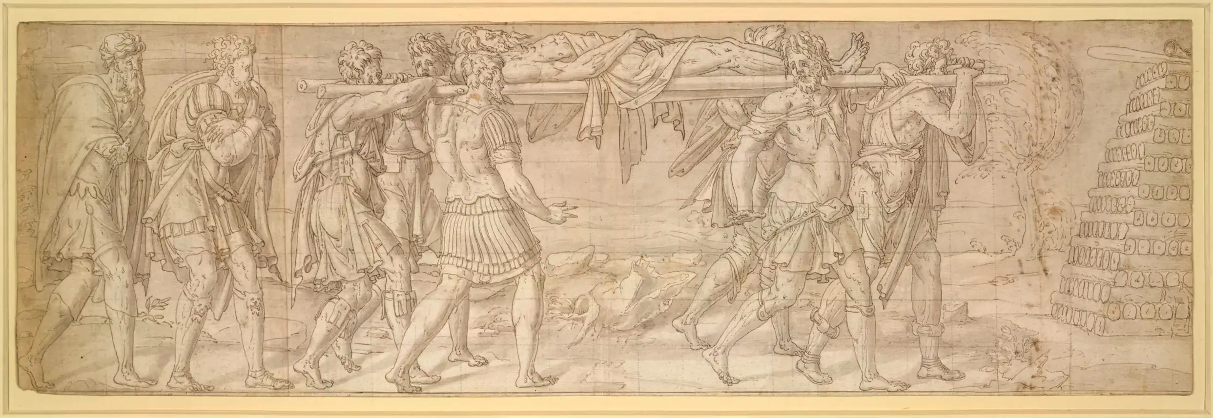 Funeral of Misenus (c. 1540) by Luca Penni