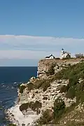 Limestone cliffs and lighthouse on Stora Karlsö