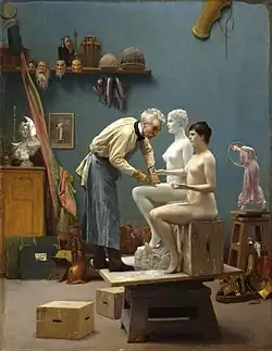 Working in Marble, 1890
