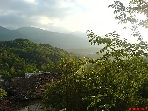 View of Uludağ from the village