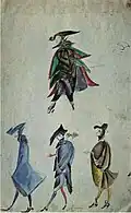 Sketch of a carnival bout for the play "Princess Brambilla", 1920, Museum. Bakhrushina