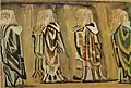 Sketch of costumes for priests for the play "The Jewish Widow", 1923, Museum. Bakhrushina
