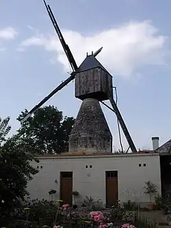 A windmill at Le Champ-des-Îles