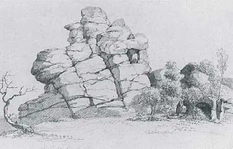 The Klusfelsen&nbsp;[de], near Goslar