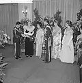 The Dutch royal family host King Bhumibol Adulyadej and Queen Sirikit of Thailand on their State Visit to The Netherlands, 1960