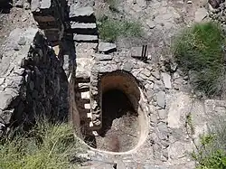 Mikveh remnant in the Hasmonean quarter of Gamla