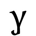 Left-hook ('front-tailed') gamma