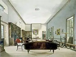 The library in 1846 by Thomas Colman Dibdin