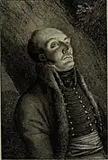 Frederick William, Duke of Brunswick-Wolfenbüttel depicted in Gedenkzuil van den Nederlandschen Krijgsroem in Junij MDCCCXV (1816) by Jan Scharp&nbsp;[nl]