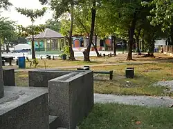 Plaza and park