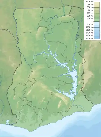 Tema is located in Ghana