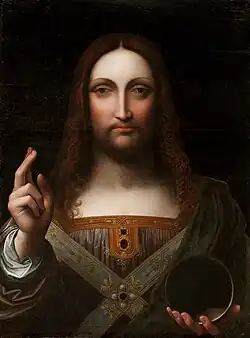 Giampietrino, Salvator Mundi (16th century), Detroit Institute of Arts.