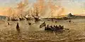 Giovanni Castagneto: Vessels Firing a Salvo in a Day of Great Pomp in Rio de Janeiro Bay, 1887, MASP