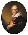 Jan Rudolf Czernin of Chudenice (1757–1845), patron and art collector, president of the Academy of Sciences, supreme chamber and hofmeister