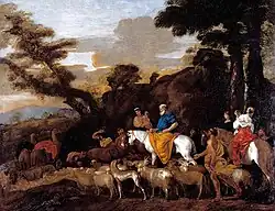 Jacob leading the Flocks of Laban